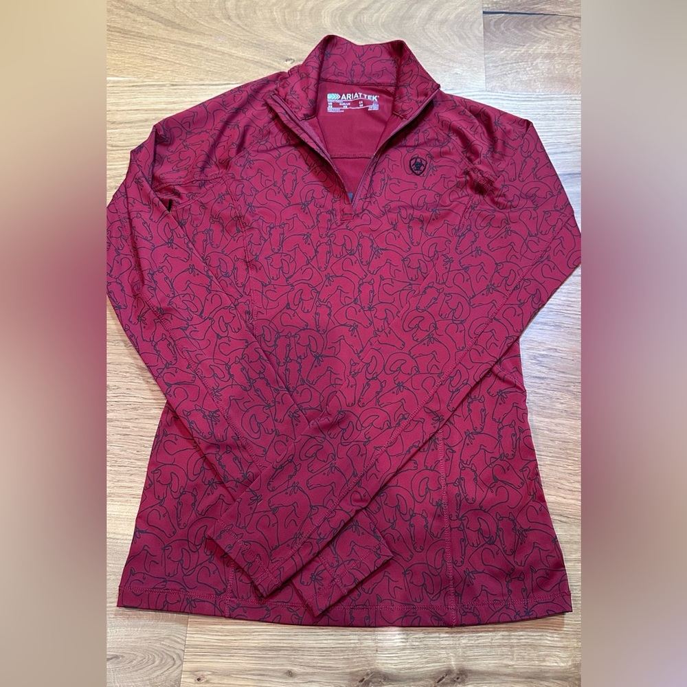 ARIAT Womens Prophecy 1/4 Zip Long Sleeve Base Layer